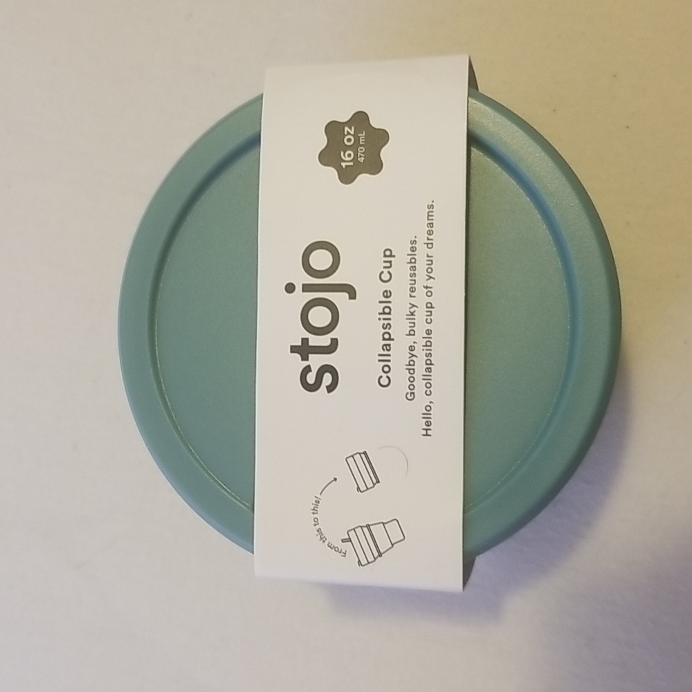 Final Price-Stojo collapsible cup, Teal, NIP